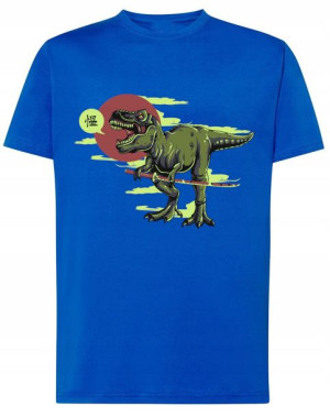 T-Shirt męski fajny nadruk DINOZUAR r. XL