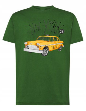 T-Shirt męski fajny nadruk Taxi NEW YORK r.XXL