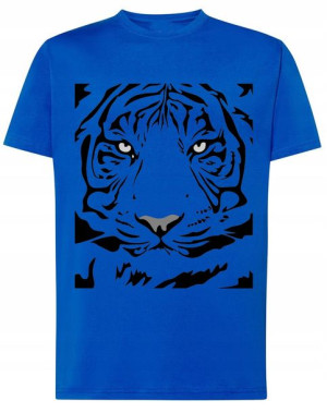 T-Shirt męski fajny nadruk Tygrys Rozm.M