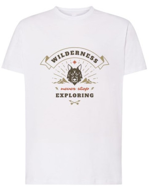 T-Shirt męski góry wilk przygoda exploring r.3XL