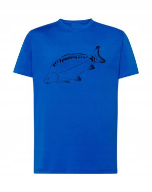 T-Shirt męski karp wędkarz M