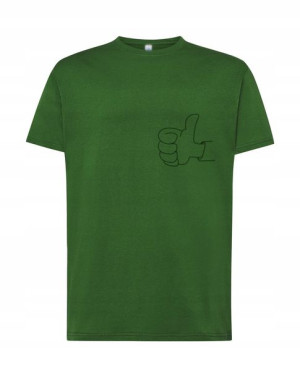 T-shirt Męski Logo Okejka Nadruk Modny R. 4xl