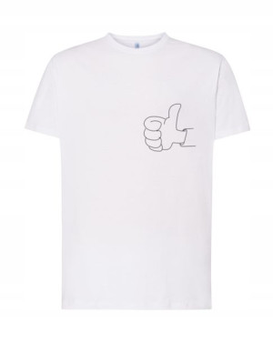 T-shirt Męski Logo Okejka Nadruk Modny R. 4xl
