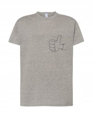 T-shirt Męski Logo Okejka Nadruk Modny R. L