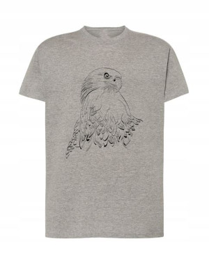 T-shirt Męski Logo Orzeł Modny Nadruk R. 4xl