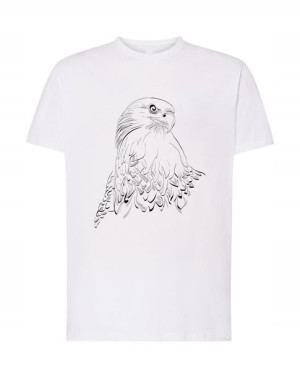 T-shirt Męski Logo Orzeł Modny Nadruk R. Xl