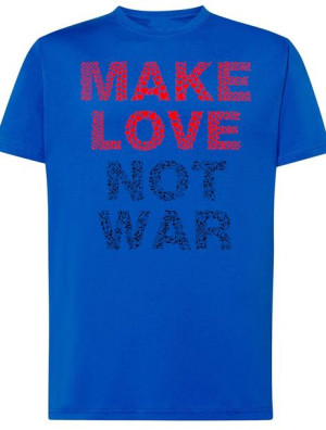 T-Shirt męski Make Love Not War R.XL