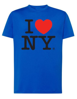 T-Shirt męski modny nadruk I love NEW YORK r.XS