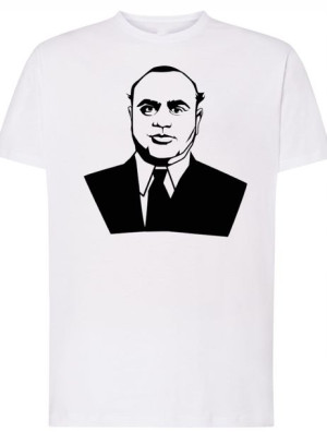 T-Shirt męski nadruk Al Capone Rozm.4XL