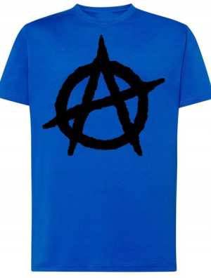 T-Shirt męski nadruk Anarchia Rozm.5XL