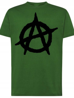 T-Shirt męski nadruk Anarchia Rozm.L
