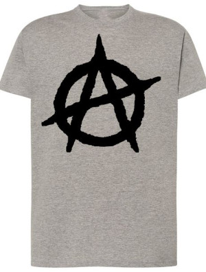 T-Shirt męski nadruk Anarchia Rozm.M