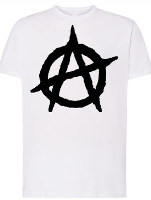 T-Shirt męski nadruk Anarchia Rozm.S