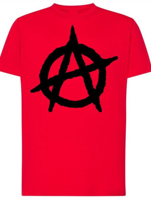 T-Shirt męski nadruk Anarchia Rozm.XS