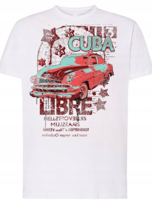 T-Shirt męski nadruk Cuba Libre Rozm.XL