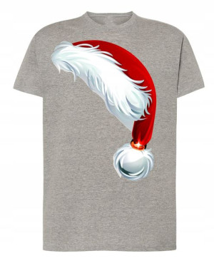 T-Shirt męski nadruk Czapka Mikołaja R.L