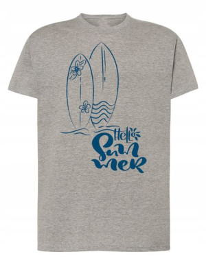 T-Shirt męski nadruk Deska Wakacje Summer r.3XL