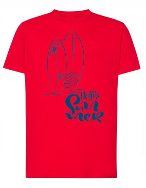 T-Shirt męski nadruk Deska Wakacje Summer r.4XL