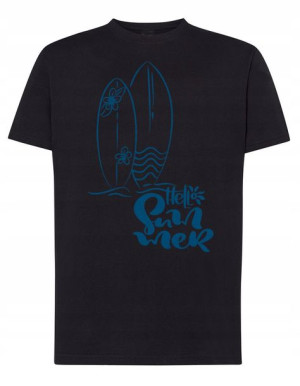 T-Shirt męski nadruk Deska Wakacje Summer r.S