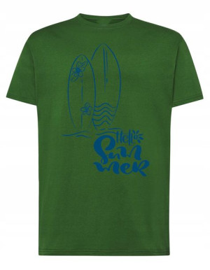T-Shirt męski nadruk Deska Wakacje Summer r.XL