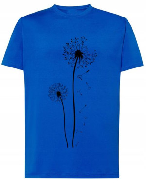 T-Shirt męski nadruk Dmuchawce Dmuchawiec r.3XL