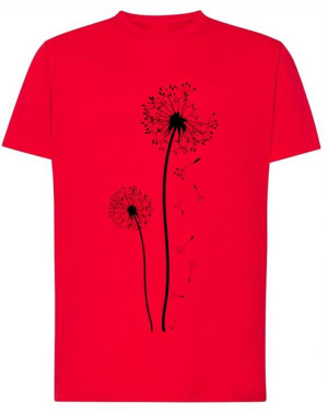 T-Shirt męski nadruk Dmuchawce Dmuchawiec r.4XL