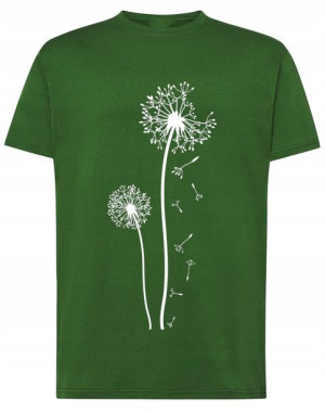 T-Shirt męski nadruk Dmuchawce Dmuchawiec r.XS