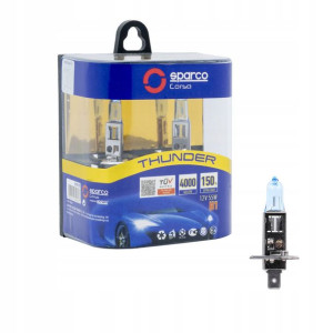 Żarówki H1 +150% 12v 55w 4000k Sparco