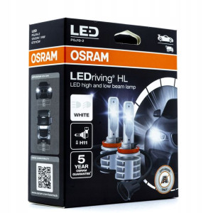 Żarówki Led H11 Osram 12/24v 6000k Białe 2 Szt