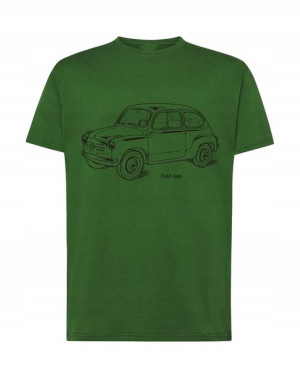 T-Shirt męski nadruk Fiat 600 Rozm.S