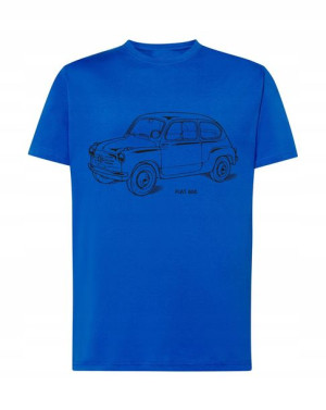 T-Shirt męski nadruk Fiat 600 Rozm.S