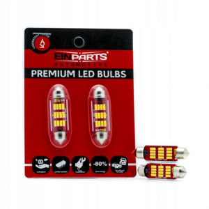 Żarówki Rurkowe Led 12/24v C5w Canbus 5000k 42mm