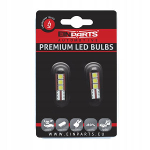 Żarówki Samochodowe Led W5w / T10 Canbus 6000k