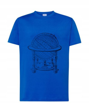 T-shirt Męski Nadruk Globus Moda Podróżnik R.3xl