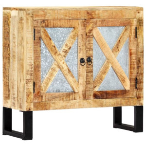 Szafka, 80x30x76 cm, lite drewno mango