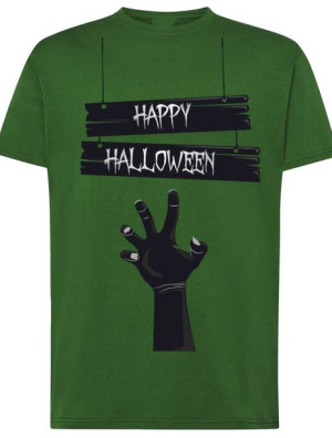 T-Shirt męski nadruk Happy Halloween Rozm.S