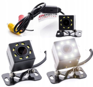 Kamera Cofania Diody 8 Led Uniwersalna - Einparts