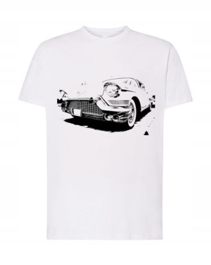 T-Shirt męski nadruk Klasyczne Auto Rozm.XL