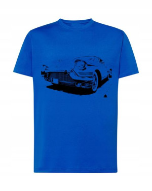 T-Shirt męski nadruk Klasyczne Auto Rozm.XS