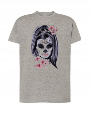 T-Shirt męski nadruk kobieta z maską Rozm.L