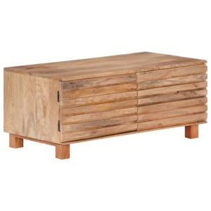 Stolik kawowy, 90 x 50 x 40 cm, lite drewno mango