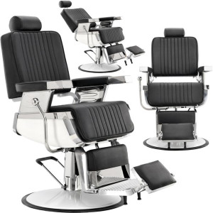 Fotel Barberski Fryzjerski Eko-Skóra Premium Heron