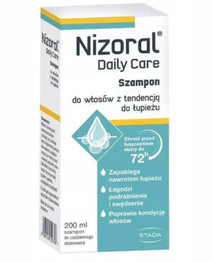 NIZORAL Daily Care Szampon przeciwłupieżowy 200ml