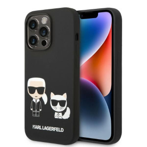 Karl Lagerfeld Iphone 14promax 6,7" Hardcase Black Liquid Silicone Magsafe