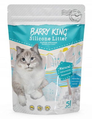 Żwirek Drobny Silikonowy Dla Kota 5 L Barry King