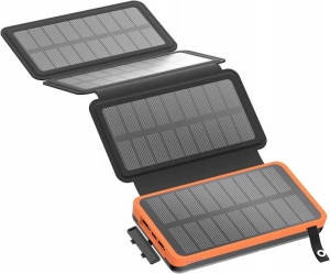 Powerbank solarny 26800mAh 4 panele, duży, szybki