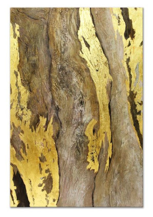 Obraz olejny ręcznie malowany Złoty sen 80x120cm