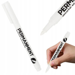 Marker Pisak Permanentny Biały Do Opon Szyb Stali