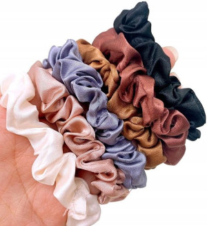 Gumka 6 sztuk zestaw do włosów frotka scrunchies