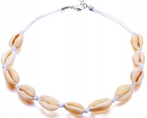 Naszyjnik damski Boho muszle CHOKER muszelki lato